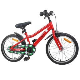 vidaXL Kinderfiets 18 Inch voor 5-7 jaar Rood