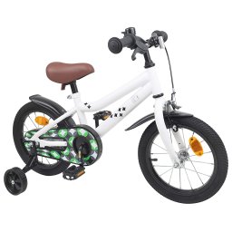 vidaXL Kinderfiets 12 Inch voor 2-4 jaar oud Wit
