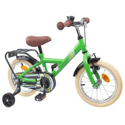 vidaXL Kinderfiets 12 Inch voor 2-4 jaar oud Groen