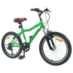 vidaXL Kinderfiets 24 Inch 6-Snelheid voor 8-12 jaar oud Groen