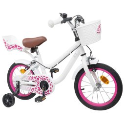 vidaXL Kinderfiets 12 Inch voor 2-4 jaar oud Wit