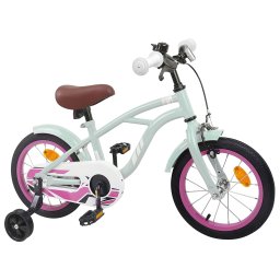 vidaXL Kinderfiets 12 Inch voor 2-4 jaar oud Lichtgroen