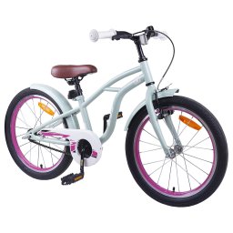 vidaXL Kinderfiets 22 Inch voor 7-12 jaar oud Lichtgroen