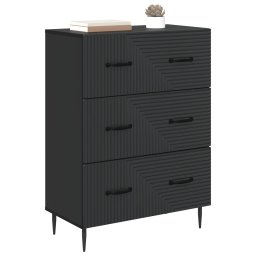 vidaXL Ladenkast Zwart 66 x 34,5 x 89,5 cm Bewerkt hout