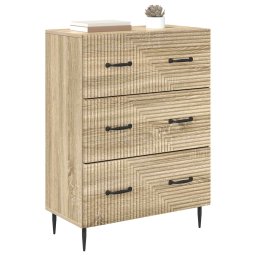 vidaXL Ladenkast Sonoma Eiken 66 x 34,5 x 89,5 cm Bewerkt hout