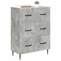 vidaXL Ladenkast Betongrijs 66 x 34,5 x 89,5 cm Bewerkt hout