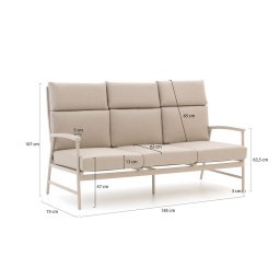 Bellagio Bondeno lounge tuinbank 3-zits 188cm - Laagste prijsgarantie!