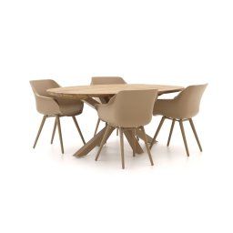 Hartman Sophie Studio/San Sebastian 200cm dining tuinset 5-delig - Laagste prijsgarantie!