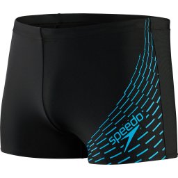 Speedo - maat 8 / XXL - Medley Logo Aquashort Heren - Zwart / Blauw