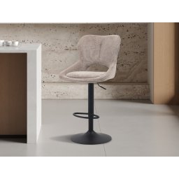 Barkruk MATEUS 65>86 cm peper bruin