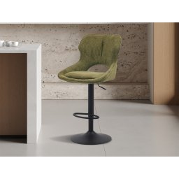 Barkruk MATEUS 65>86 cm groen