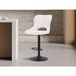 Barkruk MATEUS 65>86 cm beige