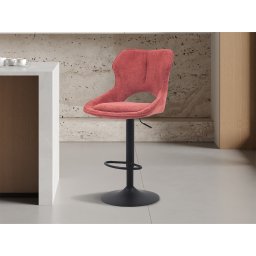 Barkruk MATEUS 65>86 cm rood