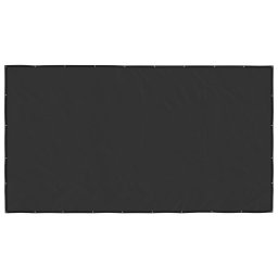 vidaXL Aanhangwagennet 2,5x4,5 m HDPE zwart