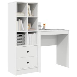 vidaXL Bureau Wit 115,5 x 40 x 127 cm 2 st