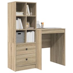 vidaXL Bureau Sonoma Eiken 105,5 x 50 x 127 cm 2 st