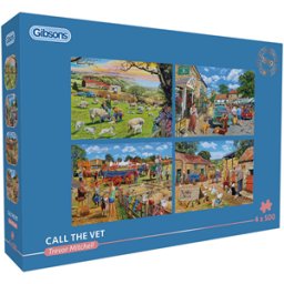 Trevor Mitchell - Call the Vet Puzzel (4x500 stukjes)
