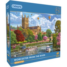 Worcester from the River Puzzel (500 stukjes)