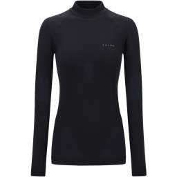 FALKE Maat S Warm Turtleneck sneldrogend functioneel functioneel shirt met lange mouwen dames zwart
