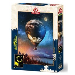 Neon Puzzle - The Journey to The Moon Puzzel (1000 stukjes)
