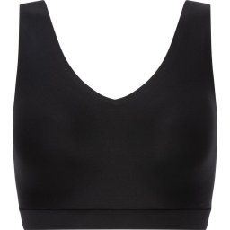 Chantelle - Maat XXL - Bralette top met vulling - Soft Stretch - Padded top - Bralette / BH Top naadloos dames - Rood - zwart - Beige