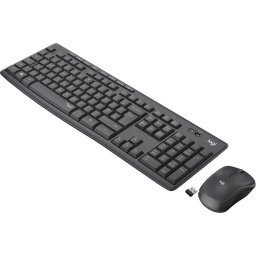 Logitech MK295 Silent - Draadloze muis- en toetsenbordcombinatie - QWERTY ISO / Graphite