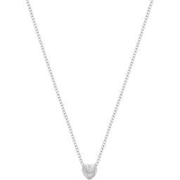 Glams Ketting Hart 1,0 mm 40 + 5 cm - Zilver
