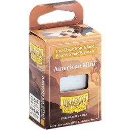 Dragon Shield Board Games Sleeves Non Glare - American Mini (41x63mm)