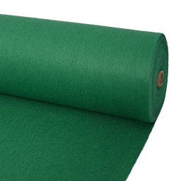 vidaXL Tapijt Effen Groen 1 x 24 m Stof