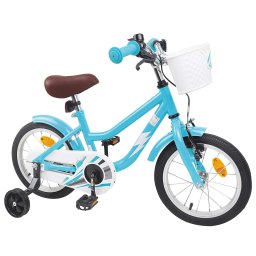 vidaXL Kinderfiets 12 Inch voor 2-4 jaar oud Lichtblauw