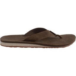 Teva - maat 45.5 - Classic Flip Premium Leather Heren Wandelsandalen - Bruin