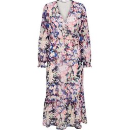 ONLY - Maat S - ONLZOE L/S MIDI DRESS WVN Dames Jurk