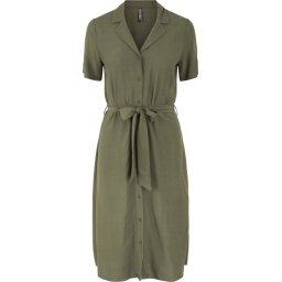 Pieces Maat L PCOLIVIA SS DRESS NOOS BC Dames Jurk