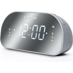 Muse M-170CMR - Wekkerradio met groot spiegeldisplay
