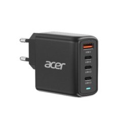 Acer 100W PD Charger, USB Port: 3C+1A, EU Plug, 100W USB-C Cable Oplader Zwart