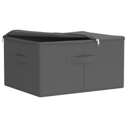 vidaXL Opbergbox Nonwoven stof 43 x 34 x 23 cm 33,6 L Antraciet