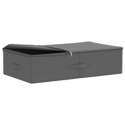 vidaXL Opbergbox 6 st Nonwoven stof 70 x 40 x 18 cm 50,4 L Antraciet