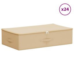vidaXL Opbergbox 24 st Nonwoven stof 70 x 40 x 18 cm 50,4 L
