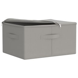 vidaXL Opbergbox Nonwoven stof 43 x 34 x 23 cm 33,6 L Grijs