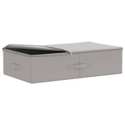 vidaXL Opbergbox 6 st Nonwoven stof 70 x 40 x 18 cm 50,4 L Grijs