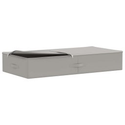 vidaXL Opbergbox 6 st Nonwoven stof 90 x 48 x 15 cm 64,8 L Grijs