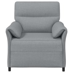 vidaXL Bank 100% polyester metalen frame MDF, Multiplex