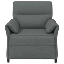vidaXL Bank 100% polyester metalen frame MDF, Multiplex