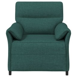 vidaXL Bank 100% polyester metalen frame MDF, Multiplex