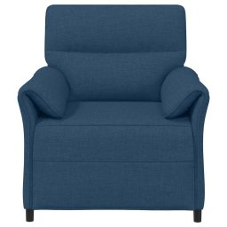 vidaXL Bank 100% polyester metalen frame MDF, Multiplex