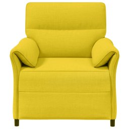 vidaXL Bank 100% polyester metalen frame MDF, Multiplex