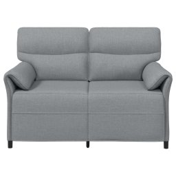 vidaXL Bank 100% polyester metalen frame MDF, Multiplex
