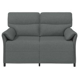 vidaXL Bank 100% polyester metalen frame MDF, Multiplex