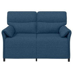 vidaXL Bank 100% polyester metalen frame MDF, Multiplex