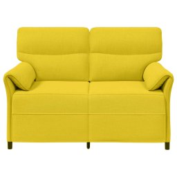 vidaXL Bank 100% polyester metalen frame MDF, Multiplex